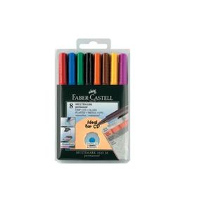 Faber Castell M 8'Li Takım Permanent Kalem