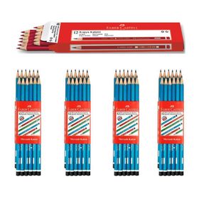 Faber Castell Mercanlı Kurşun Kalem ve Kırmızı Kopya Kalemi