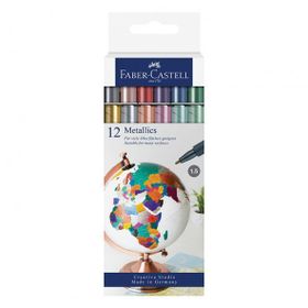 Faber Castell Metalik 12 Markör Kalem