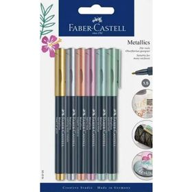 Faber Castell Metalik Marker 6 Renk Kalem Seti