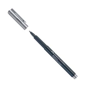 Faber Castell Metalik Marker Gümüş Gri 1.5 mm Keçe Uçlu Kalem