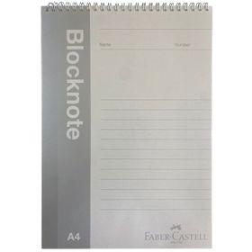 Faber Castell Metalik Renkler Gri A4 80 Yaprak Çizgili Bloknot