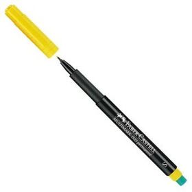 Faber Castell Multimark 1523 0.4 mm S Sarı Permanent Asetat Kalemi