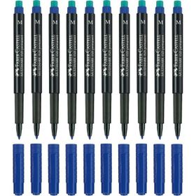 Faber Castell Multimark 1525 M 1.0 mm Mavi 10 Adet Asetat Kalemi