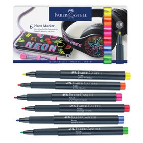 Faber Castell Neon 6 lı Markör Set