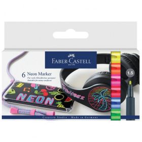 Faber Castell Neon 6'lı Markör Kalem