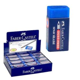 Faber Castell No:24 10 Adet Orta Boy Mavi Sınav Silgisi