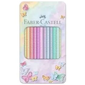 Faber Castell Parlak Pastel Renkli 12'li Pastel Boya