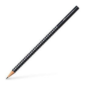Faber-Castell Parlak Renkler Kurşun Kalem, Siyah Metalik