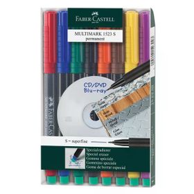 Faber Castell Permanent 8'li S Asetat Kalemi Seti