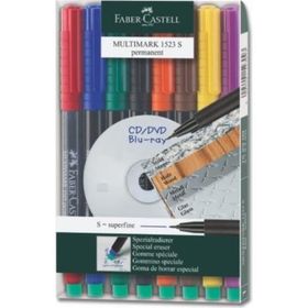 Faber Castell Permanent 8'li S Asetat Kalemi Seti