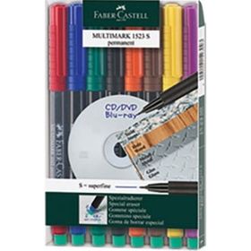 Faber Castell Permanent 8'li S Asetat Kalemi Seti