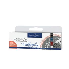 Faber Castell Pitt Artist Pen 4'lü Kaligrafi Kalem Seti