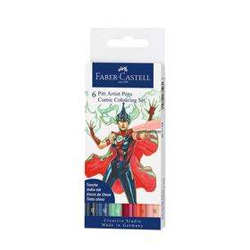 Faber Castell Pitt Artist Pen Comic 6'lı Mürekkep Kalem