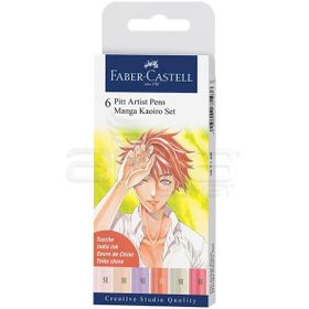 Faber Castell Pitt Manga 6lı set, Kaoiro Artist Pen