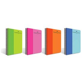 Faber Castell Pp A4 60 Yaprak Çizgisiz Bicolor Defter
