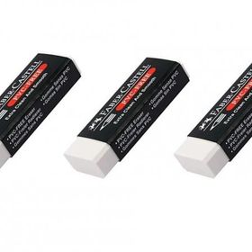 Faber Castell Pvc Free No:20 3'lü Beyaz Silgi