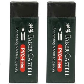 Faber Castell Pvc Free No:20 Büyük Boy 2 Adet Siyah Silgi