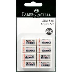 Faber Castell Pvc Free No:30 Küçük Boy 8'li Beyaz Silgi