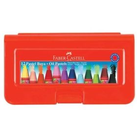 Faber Castell Redline 125112 12 Renk Plastik Kutu Pastel Boya