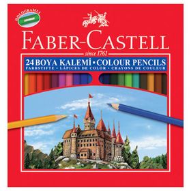 Faber-Castell Redline 24 Renk Karton Kutu Kuru Boya Kalemi