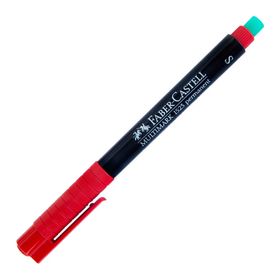 Faber-Castell S Kırmızı Asetat Kalemi