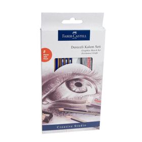 Faber Castell Silgi Kalem Tıraş Goldfaber Dereceli Kalem Set
