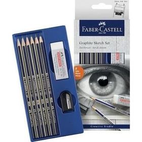 Faber Castell Silgi Kalem Tıraş Goldfaber Dereceli Kalem Set