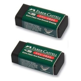 Faber Castell Siyah 2'li Küçük Boy Silgi
