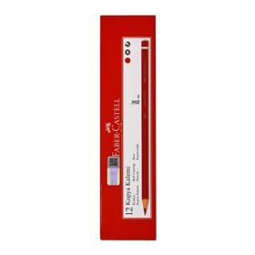 Faber-Castell Siyah-Kırmızı Renkli Kurşun Kalem 12'li
