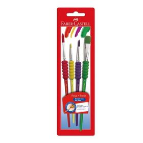 Faber Castell Soft Touch Pastel 4'lü Fırça Seti