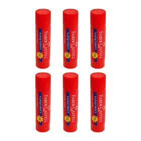 Faber Castell Stick Çevirmeli 6 x 10 gr Yapıştırıcı