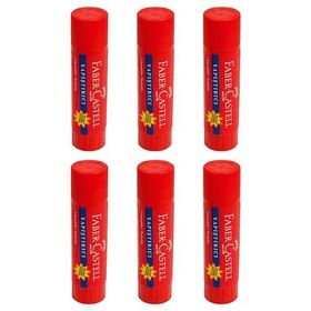 Faber Castell Stick Çevirmeli 6 x 10 gr Yapıştırıcı