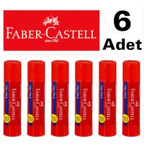 Faber Castell Stick Çevirmeli 6 x 10 gr Yapıştırıcı