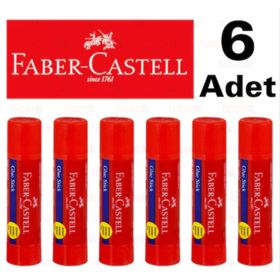 Faber Castell Stick Çevirmeli 6 x 10 gr Yapıştırıcı