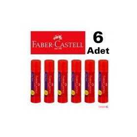 Faber Castell Stick Çevirmeli 6 x 10 gr Yapıştırıcı