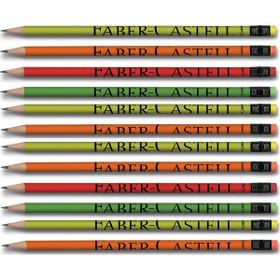Faber Castell Style Silgili Yuvarlak 72 Li Kurşun Kalem