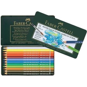 FABER-CASTELL Sulu boya kalemleri Albrecht Dürer, 12'li metal kutu, 1 paket alacaksınız, paket içeriği: 12'li kutu