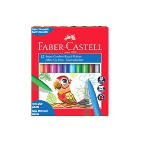 Faber-Castell Süper Comfort 12'li Keçeli Kalem