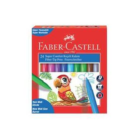 Faber-Castell Super Comfort 24'lü Keçeli Kalem