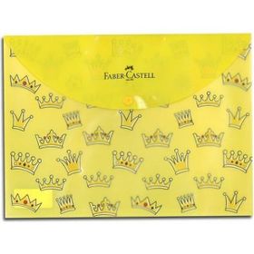 Faber-Castell Taç Baskılı Çıtçıtlı Dosya