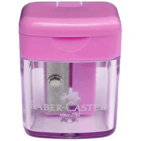 Faber Castell Tek Gözlü Mini Box Pastel Pembe Kalemtıraş