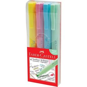 Faber Castell Textliner 38 Pastel 4 Renk Fosforlu Kalem Seti