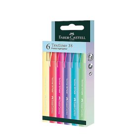 Faber Castell Textliner 38 Pastel 6 Renk Fosforlu Kalem Seti