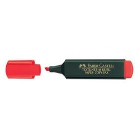 Faber Castell Textliner 48 Kırmızı Fosforlu Kalem