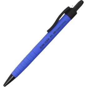 Faber Castell Tri Click 0.5 Mavi 17187 Kauçuk Kaplama Versatil Uçlu Kalem