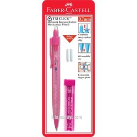 Faber Castell Tri Click 0.7 mm Pembe Versatil Kalem Seti