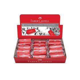 Faber Castell Üçgen Kırmızı Okul Silgisi
