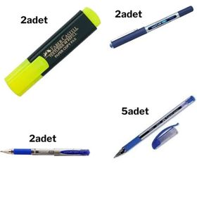 Faber Castell ve Uni Ball Ofis Kalem Seti