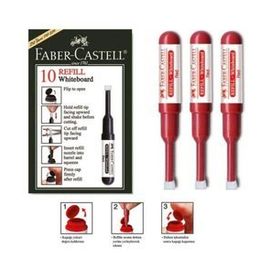 Faber-Castell W20 Refili Kırmızı 3'lü Tahta Kalem